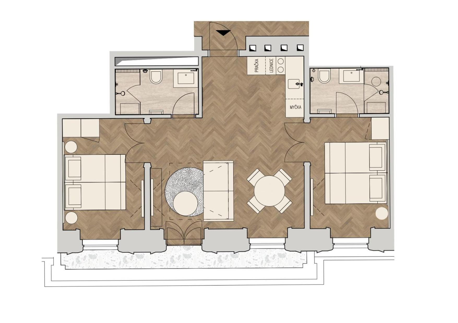 R16 Residences 布拉格 外观 照片